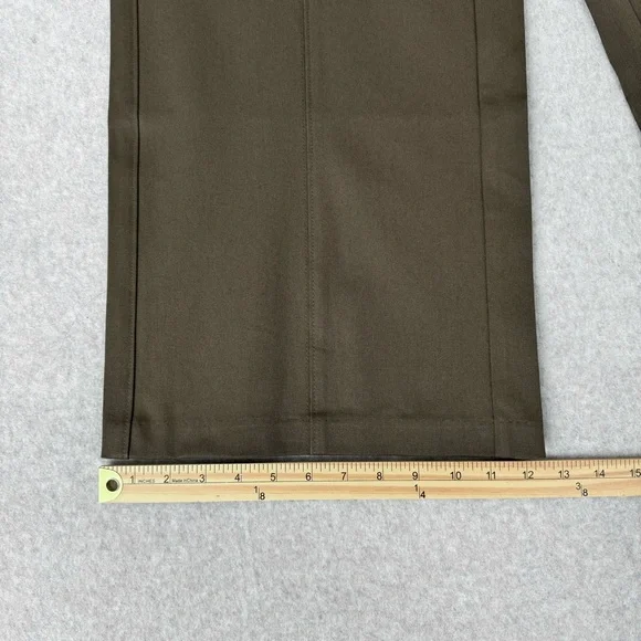 Old Navy Womens Pixie Wide Leg Pants Size Medium Brown Green Pull On Stretch New - Picture 11 of 13